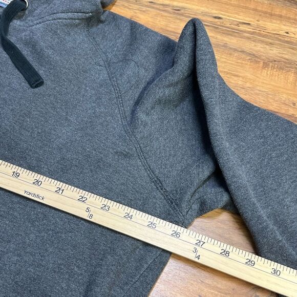 Vintage 90’s Y2K Foot Locker Men's 2XL Dark Gray Hoodie - Picture 5 of 7